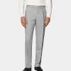 Suitsupply Pantalons*Pantalon Slim Leg Tapered gris clair