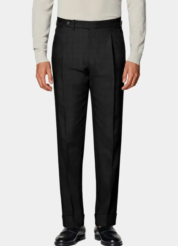 Suitsupply Pantalons*Pantalon Slim Leg Tapered noir