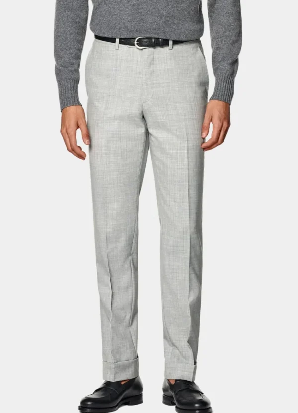 Suitsupply Pantalons*Pantalon Slim Leg Tapered gris clair