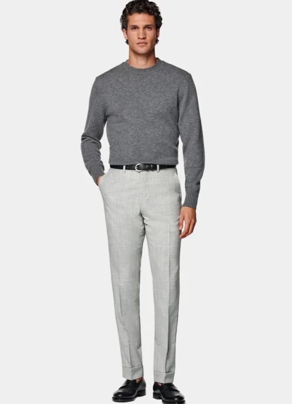 Suitsupply Pantalons*Pantalon Slim Leg Tapered gris clair