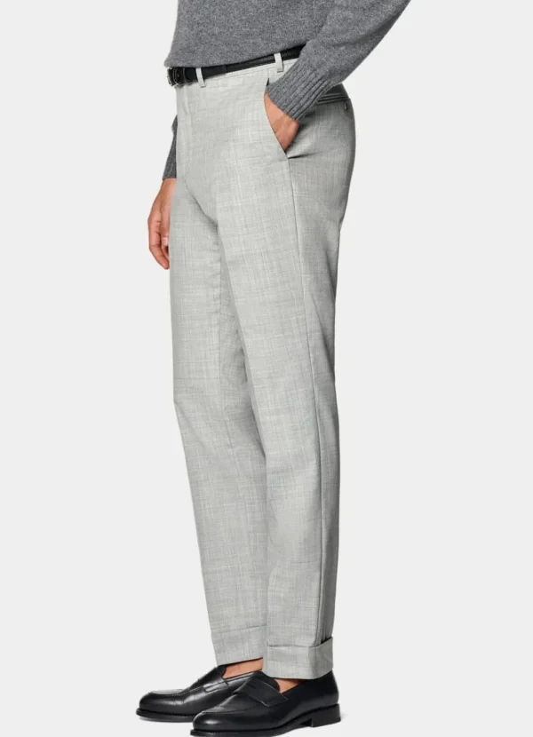 Suitsupply Pantalons*Pantalon Slim Leg Tapered gris clair