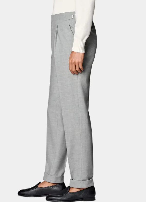 Suitsupply Pantalons*Pantalon Slim Leg Tapered gris clair