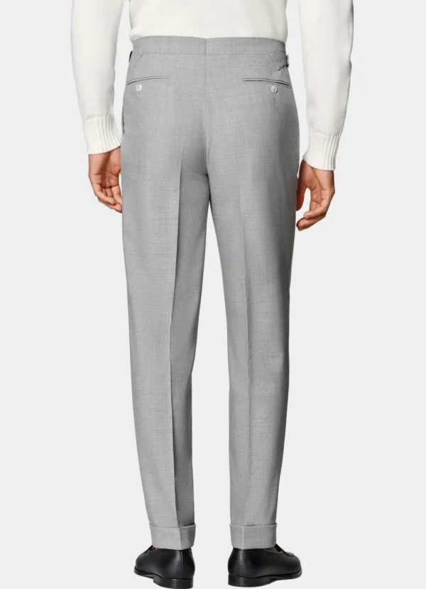 Suitsupply Pantalons*Pantalon Slim Leg Tapered gris clair