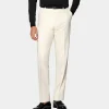 Suitsupply Pantalons*Pantalon Straight Leg blanc cassé