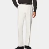 Suitsupply Pantalons*Pantalon Straight Leg blanc cassé