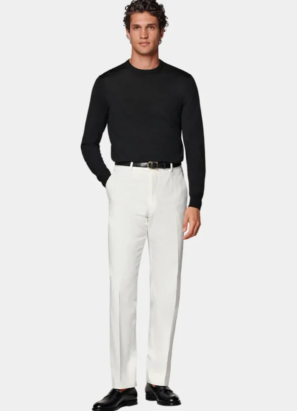 Suitsupply Pantalons*Pantalon Straight Leg blanc cassé