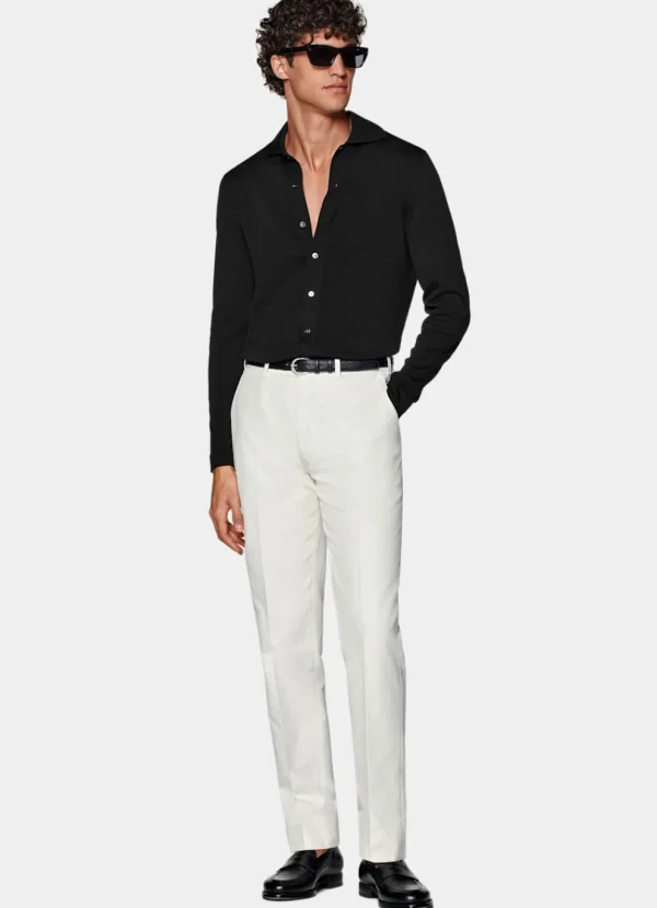 Suitsupply Pantalons*Pantalon Straight Leg blanc cassé