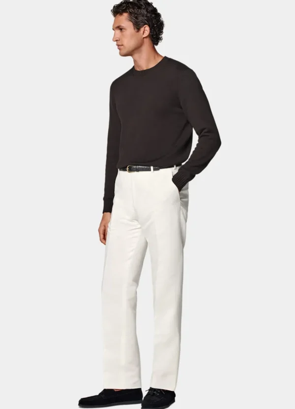 Suitsupply Pantalons*Pantalon Straight Leg blanc cassé