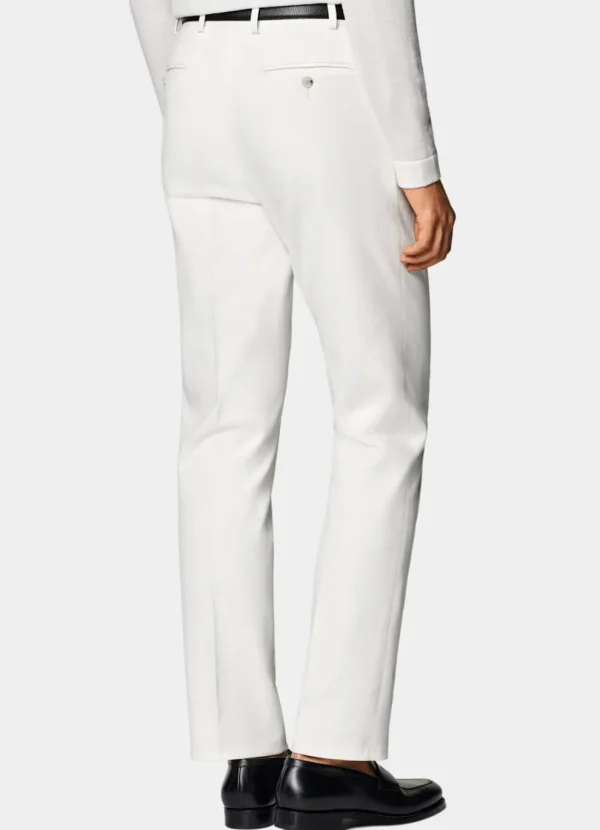 Suitsupply Pantalons*Pantalon Straight Leg blanc cassé