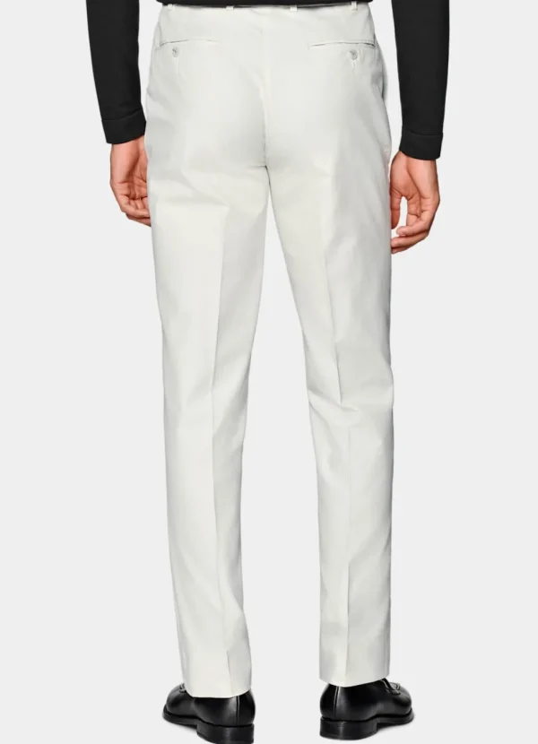 Suitsupply Pantalons*Pantalon Straight Leg blanc cassé