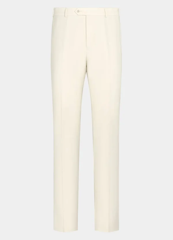 Suitsupply Pantalons*Pantalon Straight Leg blanc cassé