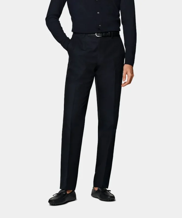 Suitsupply Pantalons*Pantalon Straight Leg bleu marine