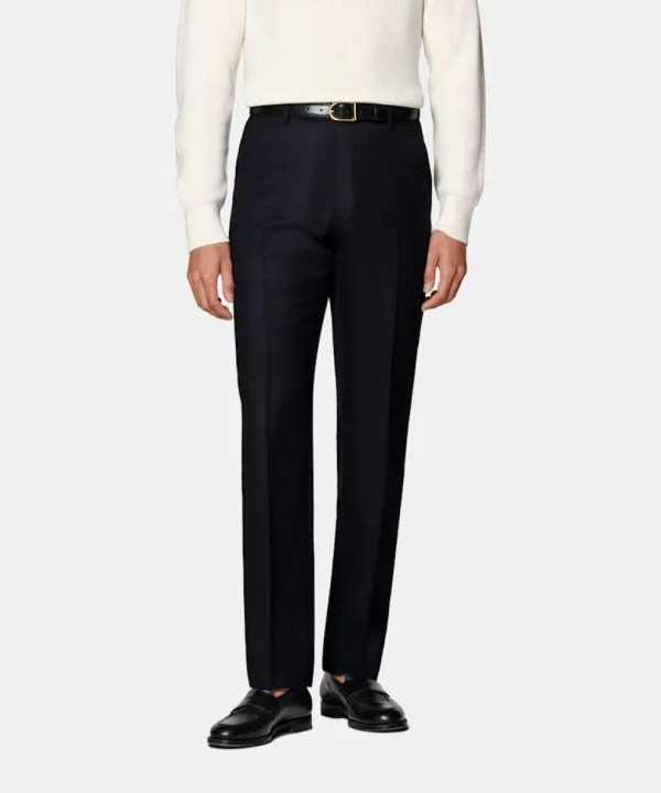 Suitsupply Pantalons*Pantalon Straight Leg bleu marine