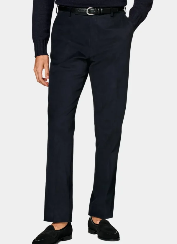 Suitsupply Pantalons*Pantalon Straight Leg bleu marine