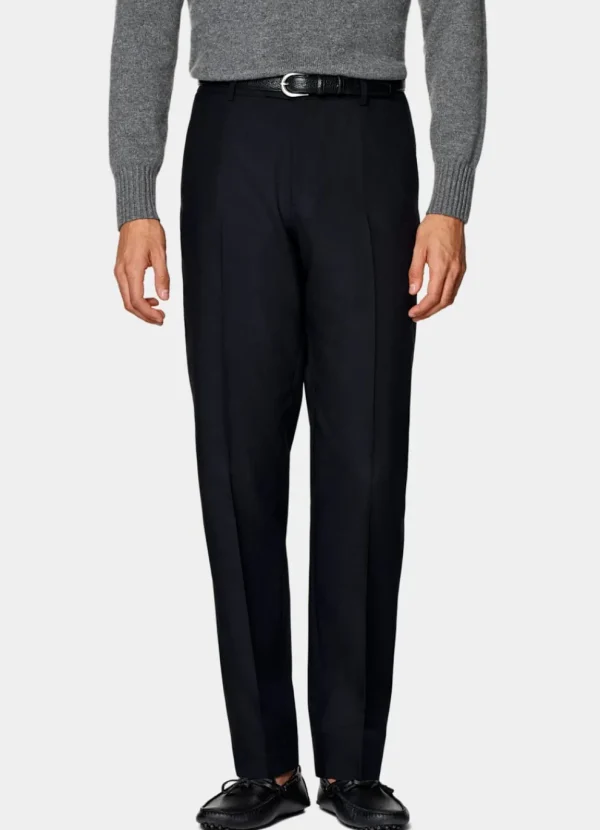 Suitsupply Pantalons*Pantalon Straight Leg bleu marine