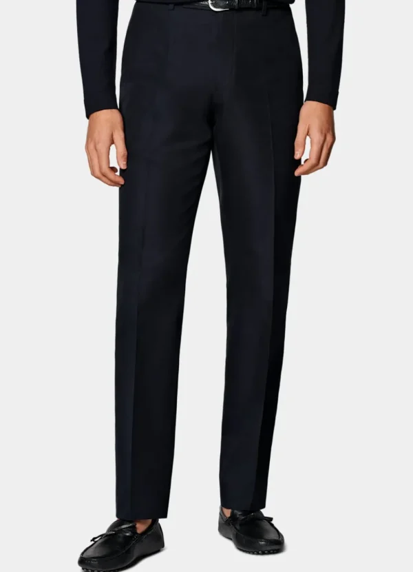 Suitsupply Pantalons*Pantalon Straight Leg bleu marine