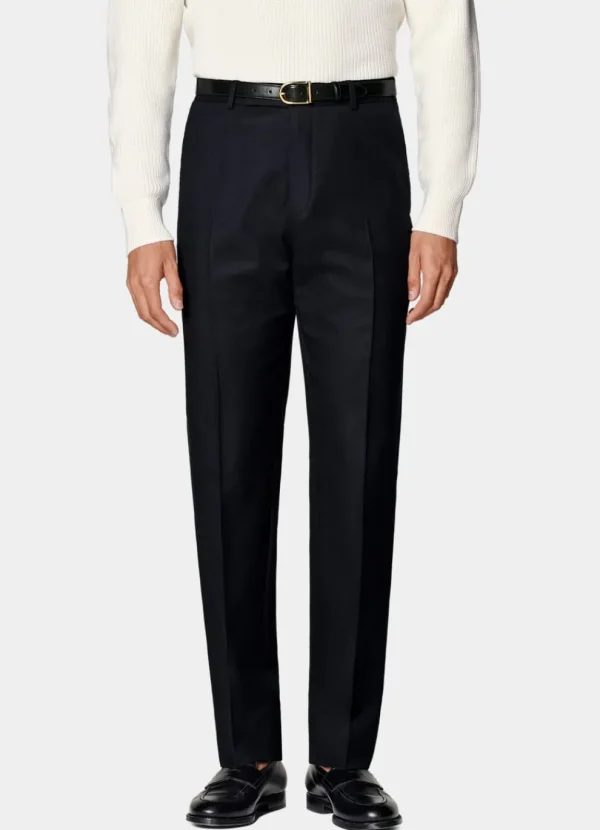 Suitsupply Pantalons*Pantalon Straight Leg bleu marine