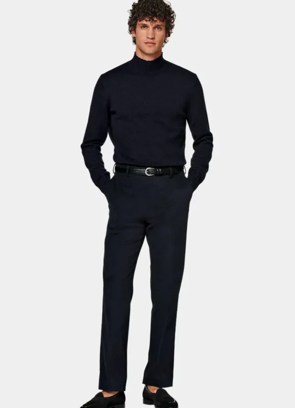 Suitsupply Pantalons*Pantalon Straight Leg bleu marine