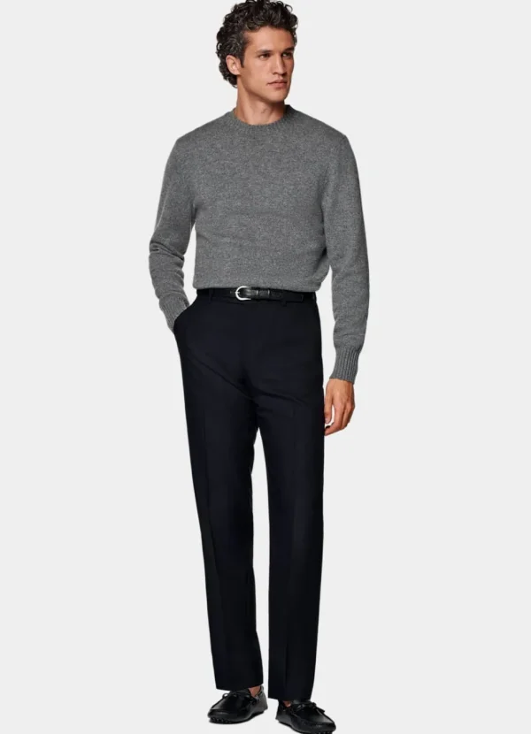 Suitsupply Pantalons*Pantalon Straight Leg bleu marine