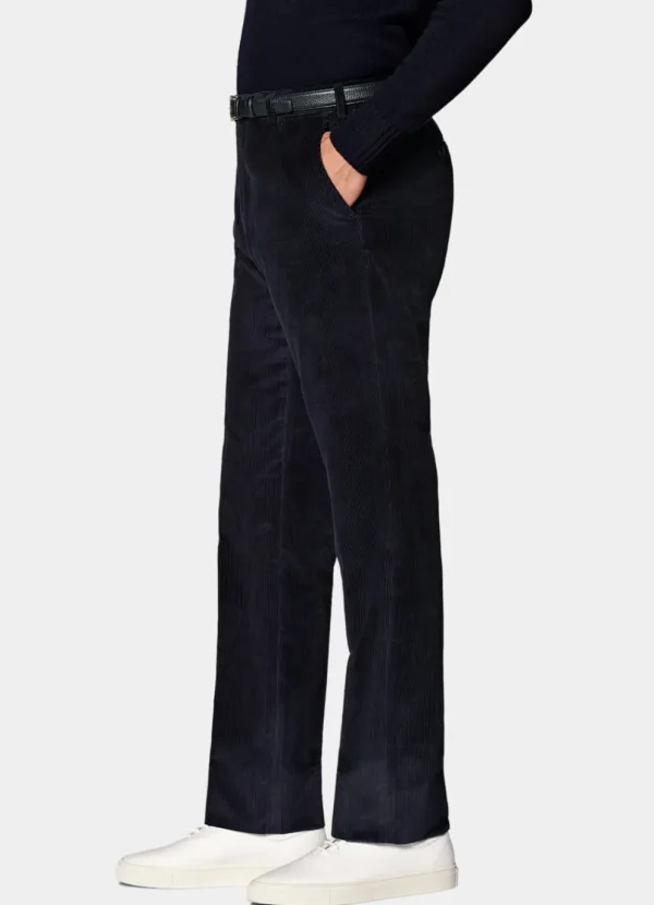 Suitsupply Pantalons*Pantalon Straight Leg bleu marine