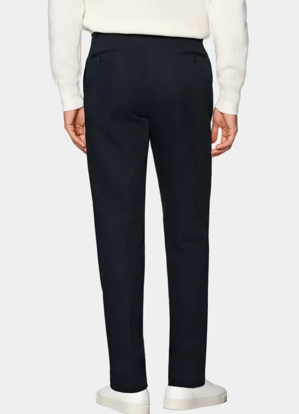 Suitsupply Pantalons*Pantalon Straight Leg bleu marine