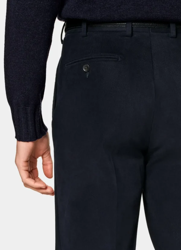 Suitsupply Pantalons*Pantalon Straight Leg bleu marine