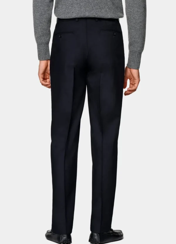 Suitsupply Pantalons*Pantalon Straight Leg bleu marine