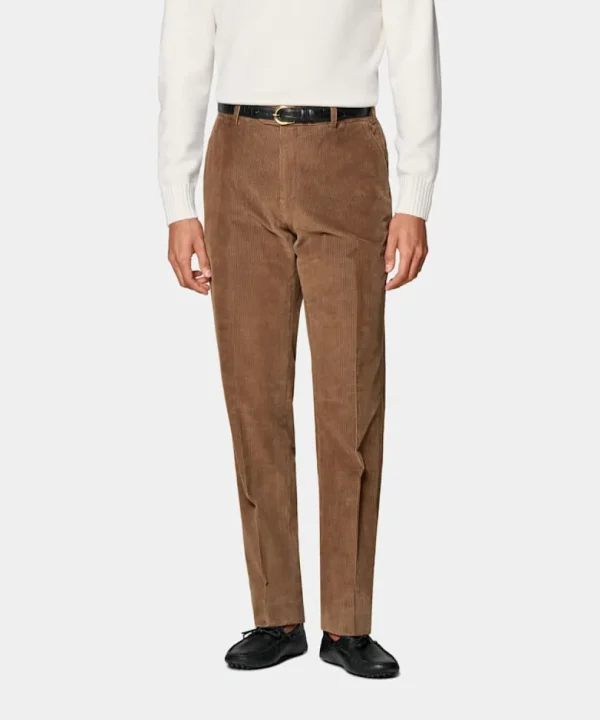 Suitsupply Pantalons*Pantalon Straight Leg marron moyen