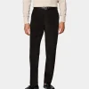 Suitsupply Pantalons*Pantalon Straight Leg marron foncé