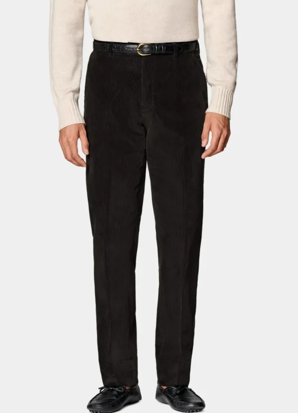 Suitsupply Pantalons*Pantalon Straight Leg marron foncé