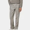 Suitsupply Pantalons*Pantalon Wide Leg Straight taupe