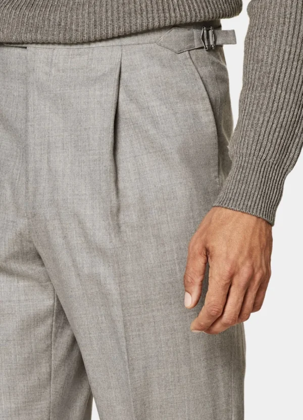 Suitsupply Pantalons*Pantalon Wide Leg Straight taupe