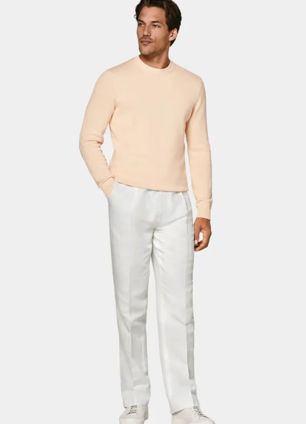 Suitsupply Pantalons*Pantalon Wide Leg Straight blanc