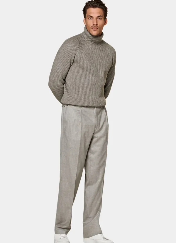 Suitsupply Pantalons*Pantalon Wide Leg Straight taupe