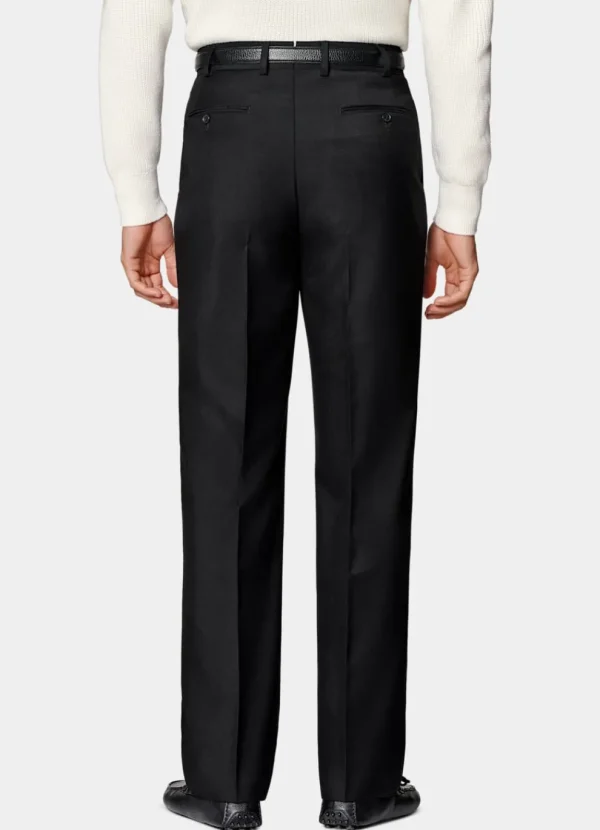 Suitsupply Pantalons*Pantalon Wide Leg Straight noir