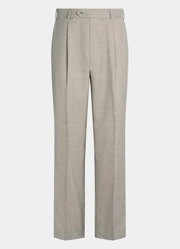 Suitsupply Pantalons*Pantalon Wide Leg Straight taupe clair