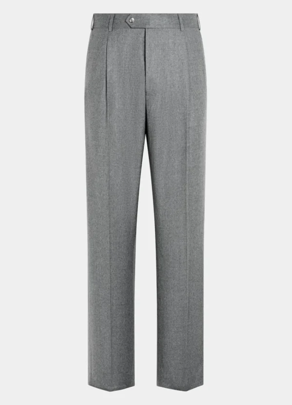 Suitsupply Pantalons*Pantalon Wide Leg Straight gris moyen