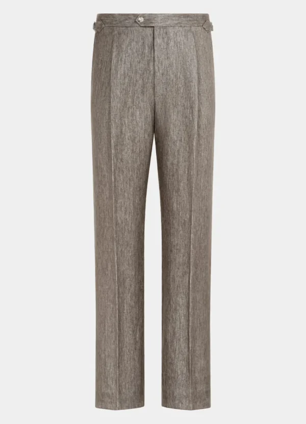 Suitsupply Pantalons*Pantalon Wide Leg Straight taupe