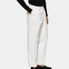 Suitsupply Pantalons*Pantalon Wide Leg Tapered blanc cassé