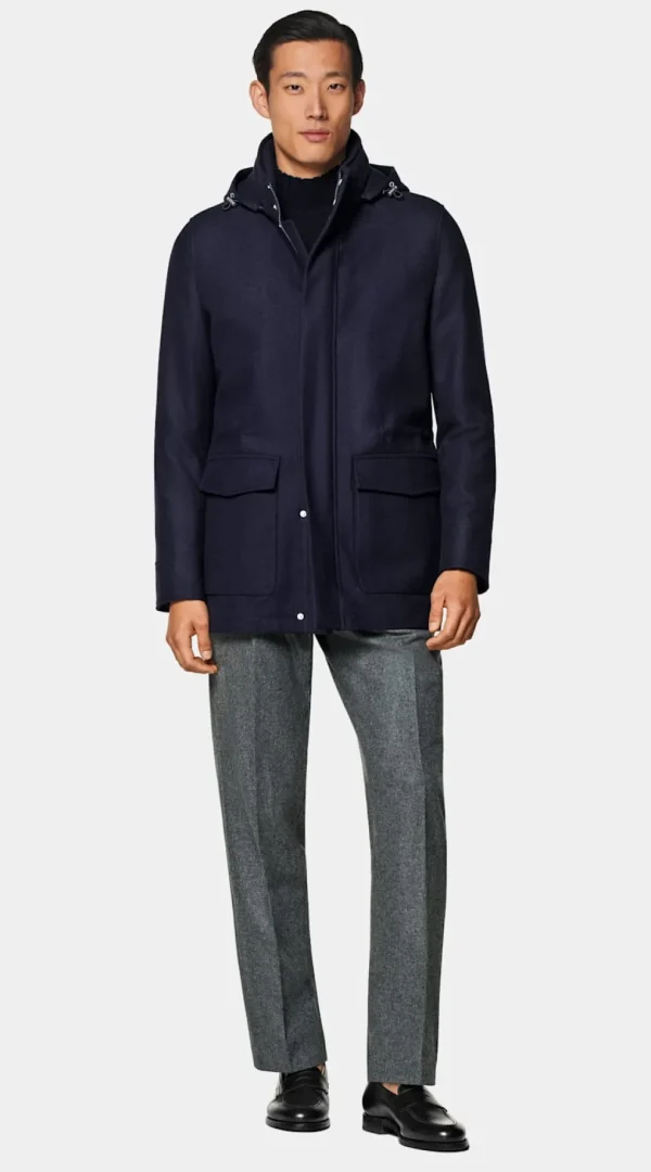 Suitsupply Vestes Décontractées Et Blousons*Parka rembourrée bleu marine