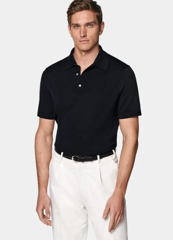 Suitsupply Polos | Polos*Polo bleu marine