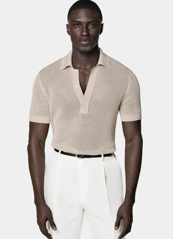 Suitsupply Polos | Polos*Polo en crochet sable