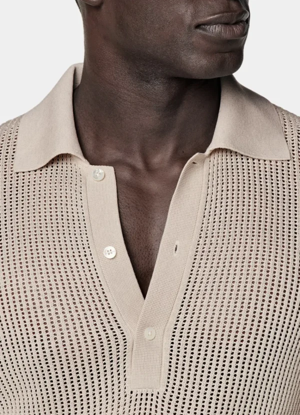 Suitsupply Polos | Polos*Polo en crochet sable