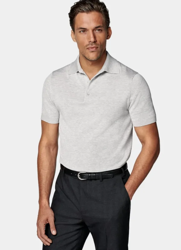 Suitsupply Polos | Polos*Polo gris clair