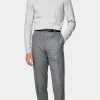 Suitsupply Polos | Polos*Polo manches longues Merino gris clair