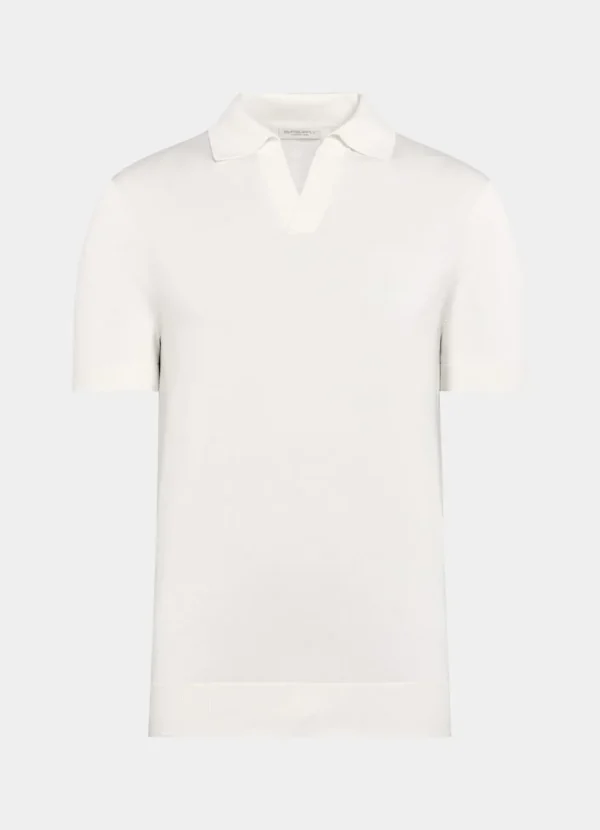 Suitsupply Polos | Polos*Polo sans boutons blanc cassé