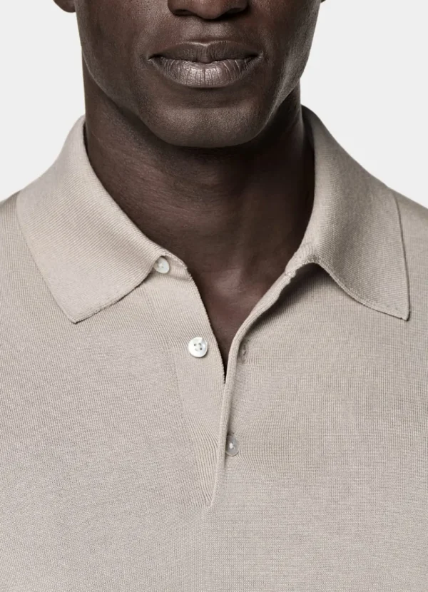 Suitsupply Polos | Polos*Polo taupe clair