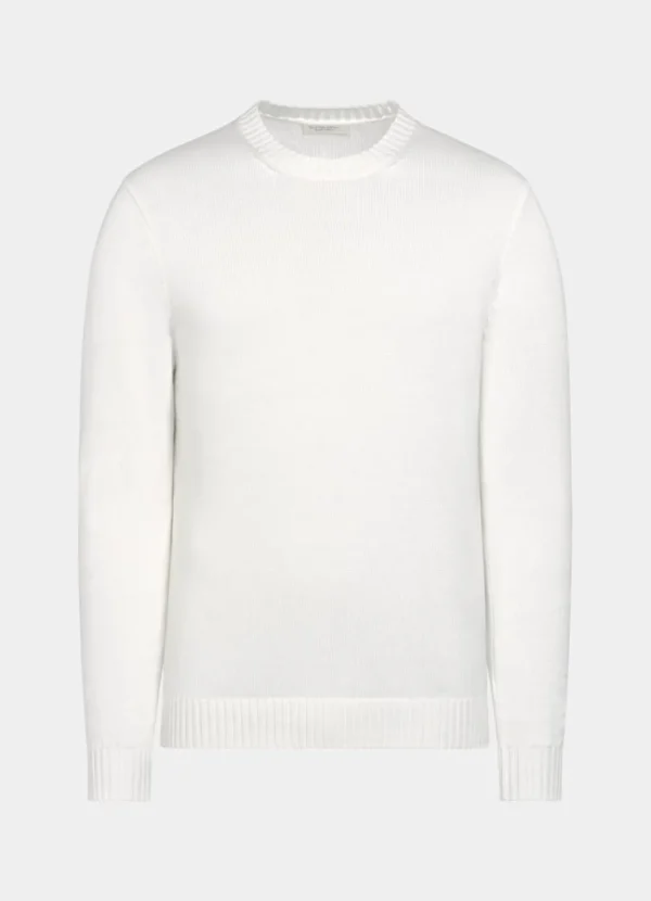 Suitsupply Pulls Col Rond Et Col V*Pull col rond blanc