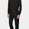 Suitsupply Pulls Col Rond Et Col V*Pull col rond marron foncé