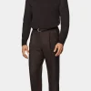 Suitsupply Pulls Col Rond Et Col V*Pull col rond marron foncé